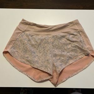 Outdoor Voices pink Hudson run shorts